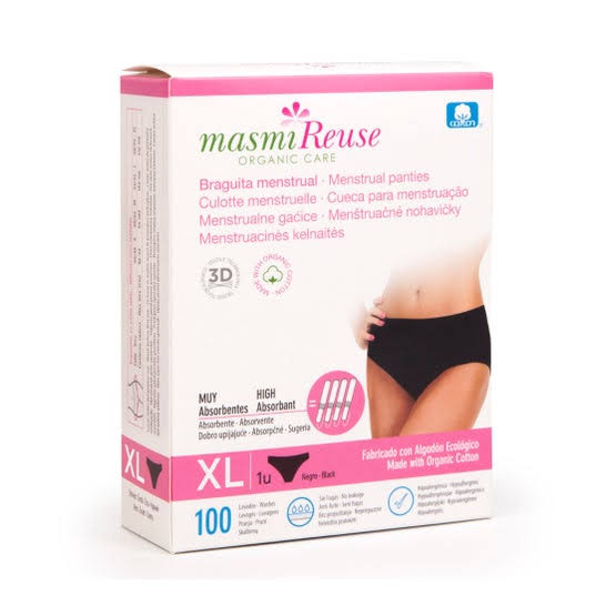 Masmi braguita menstrual organic Talla XL
