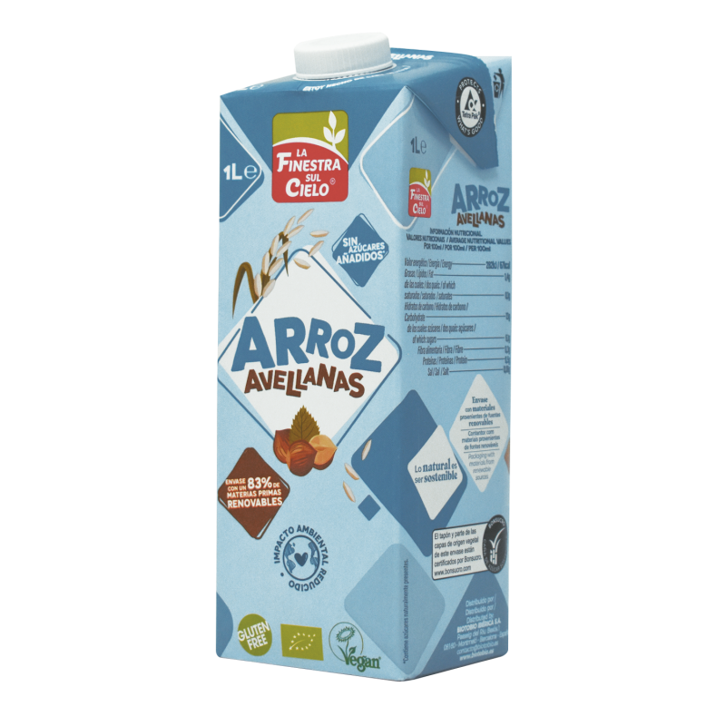 Llet d'arròs i avellana