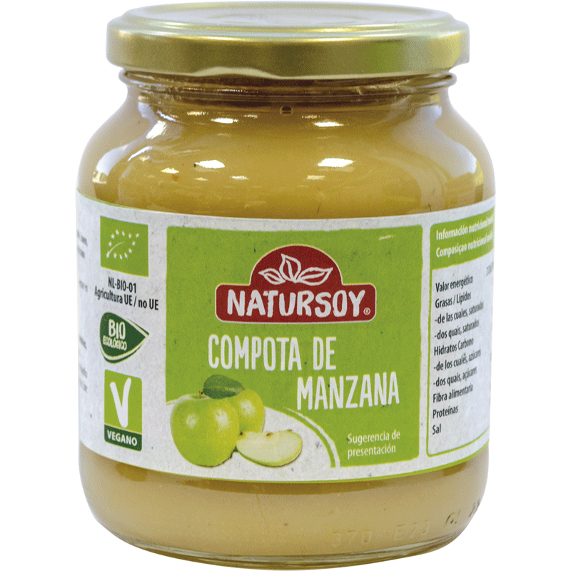 Natursoy - compota poma 370 gr
