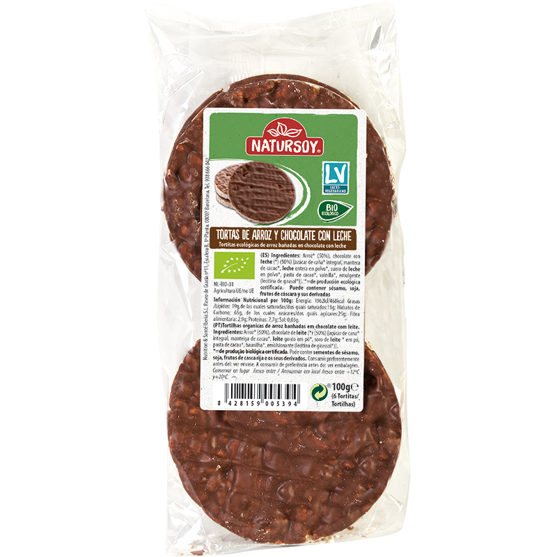 Natursoy - Tortes d'arròs xocolata negra (còpia)