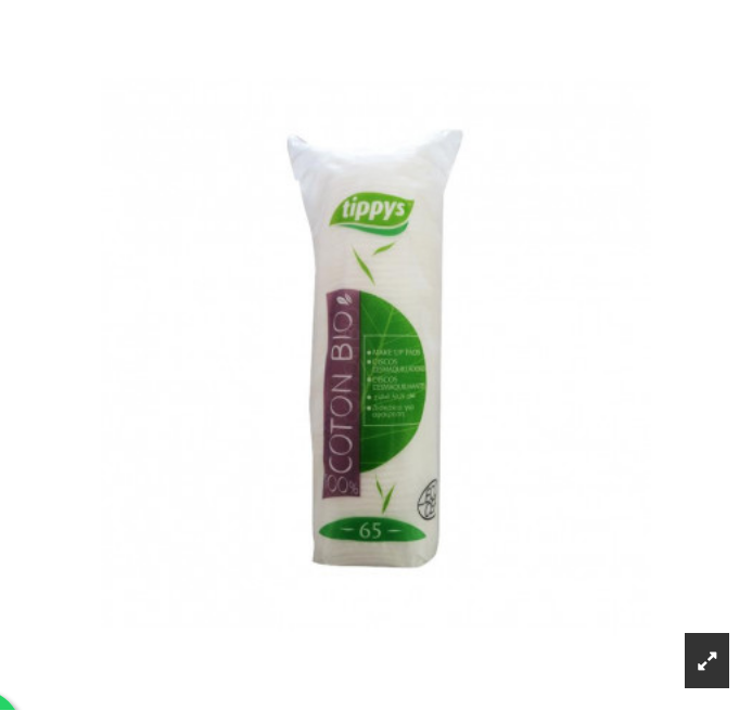 Tippys-discos desmaquillar cotó eco 65