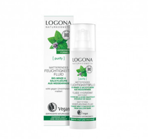 Logona- Fluid hidratant matificant ac salicílic 30ml