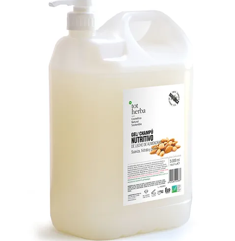 Tot herba - Gel/Xampú nutritiu de llet d'ametlla 5l