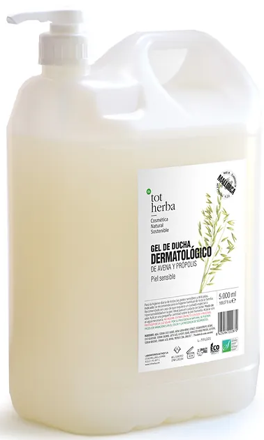 Tot herba - Gel dutxa dermatològic civada  5l