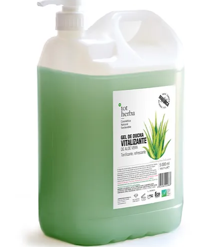 Tot herba - Gel dutxa vitalitzant Aloe Vera  5l