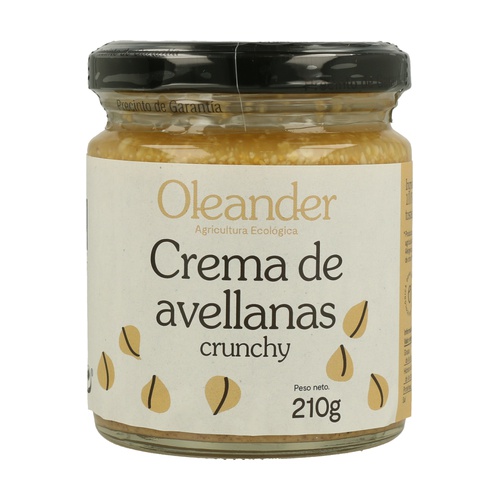 crema de avellanes crunchy 210 gr
