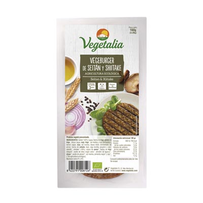 VG Vegeburguer seitan i shitake bio 160 gr