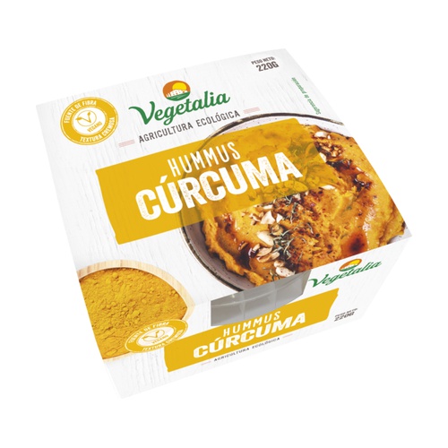 VG Hummus de cúrcuma fresc bio 220 gr