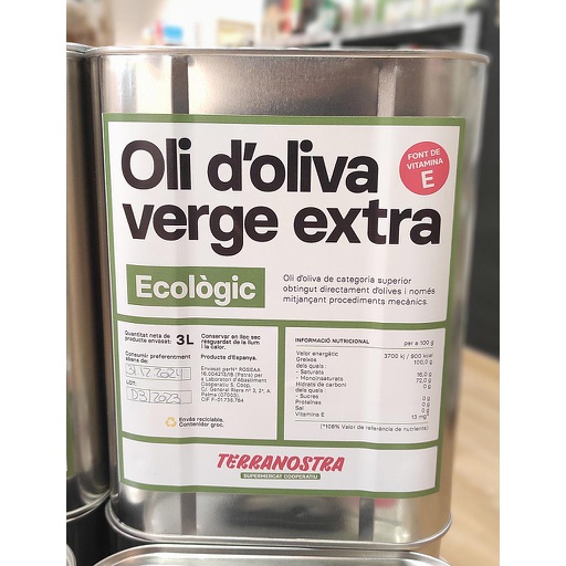 OLI D'OLIVA VERGE EXTRA TERRANOSTRA 3L