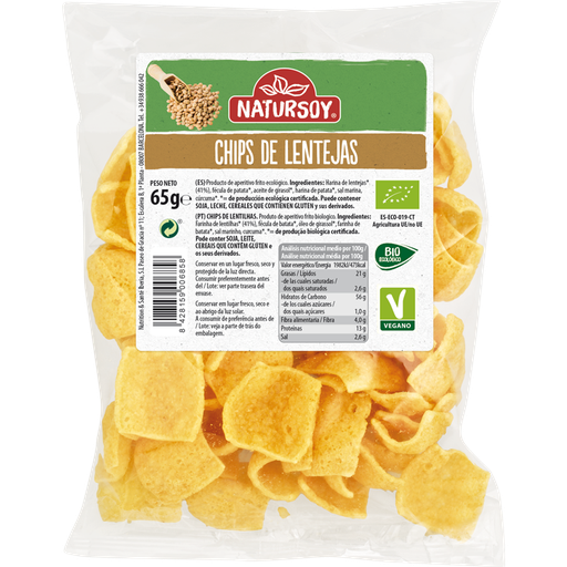 Natursoy- chips de llenties