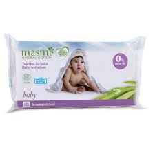 Masmi toallitas bebé 60 ud algodón eco
