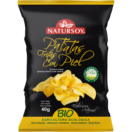 Natursoy- patates fregides amb pell 125 g