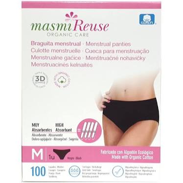 Masmi bragueta menstrual organic Talla M