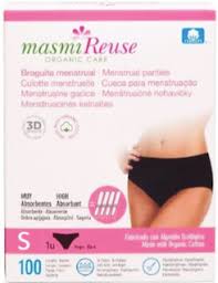 Masmi bragueta menstrual organic Talla S