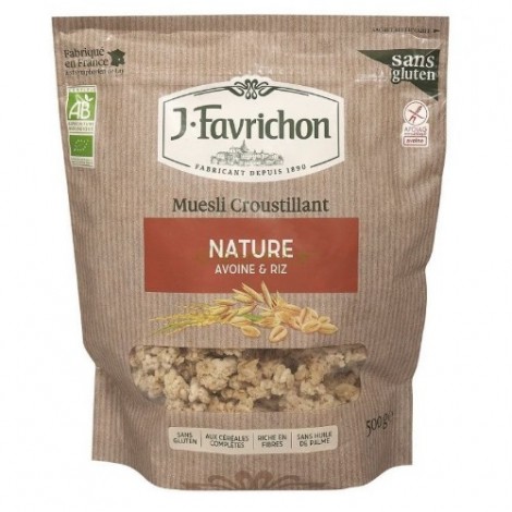 Favrichon- crunchy classic  375 gr SENSE GLUTEN
