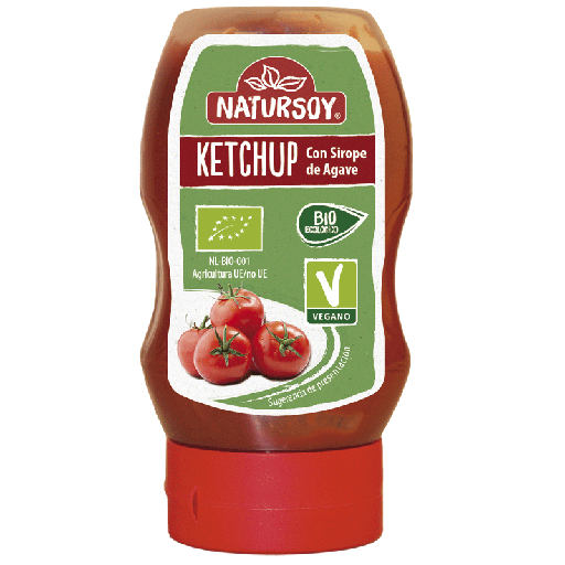 Natursoy -Quètxup amb xarop d'atzur (agave)