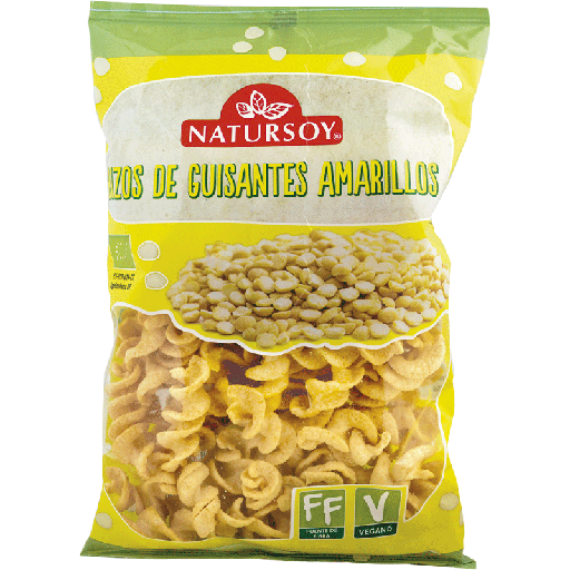 Natursoy- rizos de pèsols grocs