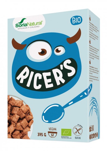 SoriaNatural- Ricer's cereal arròs i xoco Sense Gluten