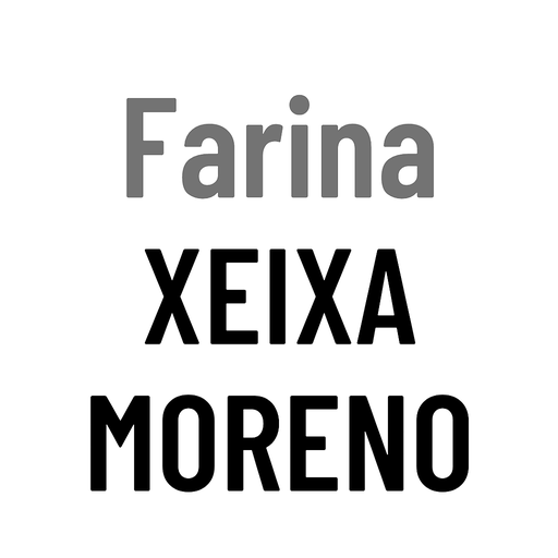Farina Xeixa morena kg ECO
